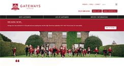 Desktop Screenshot of gatewaysschool.co.uk